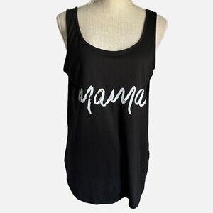 District Black Mama Tank Top Women’s Size Large